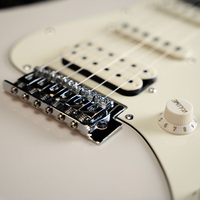 High-quality Custom-made 6-string Electric Guitar 22-fret Poplar Body C-shape Maple Neck Tech Ebony Fingerboard 6-point Tremolo