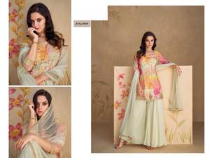 Vente en gros Sangam Salwar Kameez de créateur pour occasions spéciales, parfait pour mariage et fête, costume de style pakistanais - Product Image 2