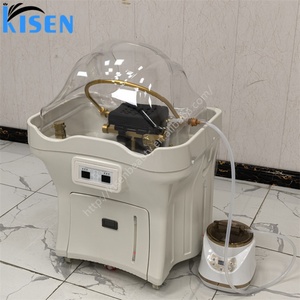 Système de bac portable Kisen pour shampoing et soins capillaires, sans plomberie requise, pour salons, barbiers, hôpitaux, cliniques et usage domestique - Product Image 5