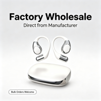 Écouteurs sans fil avec micro, Airbuds, son HIFI, écouteurs intra-auriculaires, écouteurs sans fil à oreille ouverte, écouteurs de traduction, usine OEM ODM