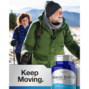 Capsules d'huile de krill antarctique de haute qualité, marque privée, favorisent la santé des articulations et soutiennent la santé du cerveau. - Product Image 3