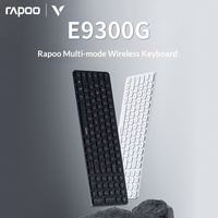 Clavier sans fil multi-mode Rapoo E9300G 99 touches ultra-fin 3,9 mm avec batterie de 12 mois pour PC portable et bureau