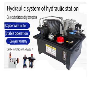 Unit Tenaga Hidrolik Berkualitas Tinggi yang Dapat Disesuaikan  Unit Tenaga Kecil Sistem Hidrolik Aksi Ganda  Stasiun Pompa  AC380V / 220V - Product Image 5