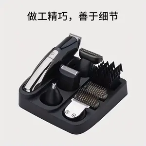 Cortadora de pelo eléctrica de peluquero profesional para hombres, diseño multifuncional con fuente de alimentación USB para uso doméstico