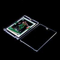 Protecteur de carte en acrylique ROUST Premium pour tenir des badges et des cartes PSA Porte-carte accessoire pratique