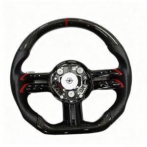 Volant HZ entièrement en cuir pour <span class=keywords><strong>Mercedes</strong></span> Benz AMG (Compatible avec les modèles : <span class=keywords><strong>S223</strong></span>, C206, 232, E213, W223, W222, W211, W206) - Product Image 4