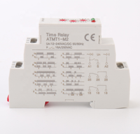 Relais multifonctionnel sur rail DIN 8 broches 220V monophasé avec indicateur LED et minuterie pour appareils électriques