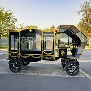 Chariot funéraire électrique à chevaux, chariot funéraire à chevaux, chariot funéraire à chevaux avec remorque, chariot funéraire pour cercueil - Product Image 3