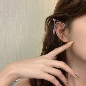 Manchettes d'oreilles elfe non percées sans Clips d'oreille manchettes d'oreilles elfe boucles d'oreilles en argent - Product Image 4