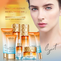 Vente en gros d'usine OEM d'acide férulique et de carnosine coffret de soins de la peau Anti-âge rides combinaison de beauté éclaircissante et blanchissante boîte cadeau pour le visage