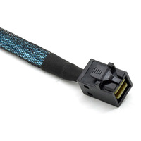 Cable Serial para Controlador RAID de Placa Base de Servidor, HD8643 a 4SATA Mini SAS de 90 Grados con Cobre Libre de Oxígeno