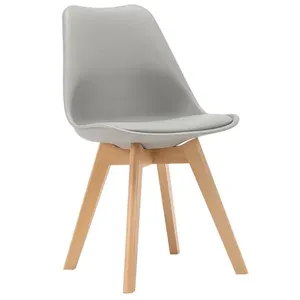 Tulip <b>Chair</b> With Cushion Wooden <b>Legs</b> Apply to Dining Room Living Tulip <b>Chair</b> With Cushion Wooden <b>Legs</b> Apply to Dining Room Livin - Product Image 2