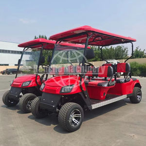 Voiturette de golf électrique à 4 roues pour adultes Voiturette de golf à batterie en fer au lithium de haute qualité et exclusive de 2 à 8 places Couleurs personnalisées - Product Image 1