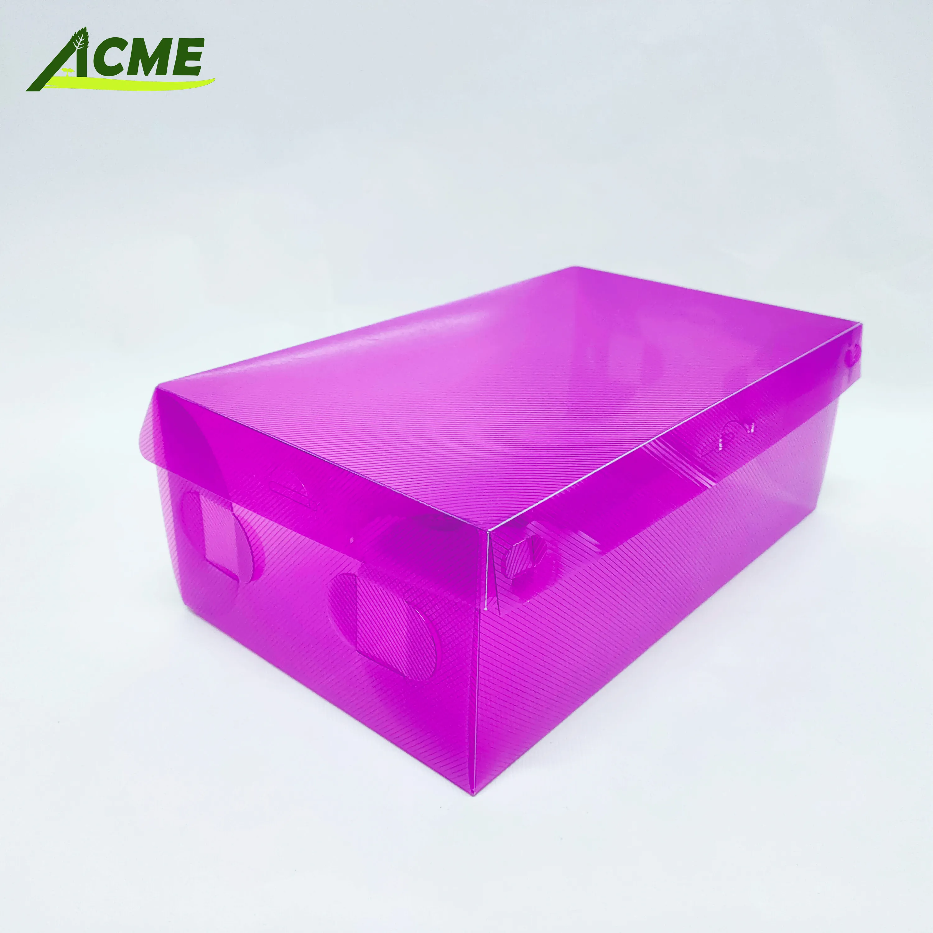 Can be freely combined and wholesale customized OEM high quality plastic Pet material shoe boxes for shoes