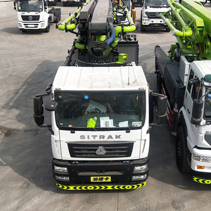 Pompe à béton mobile montée sur camion Zoomlion à moteur diesel, flèche sectionnelle de 56 m, productivité de 170 m³/h, 2001-4000 heures, vente chaude - Product Image 3