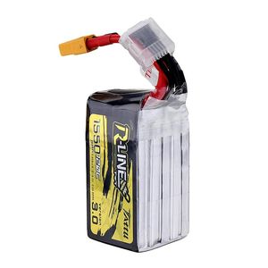 Batterie Tattu R-Line Version 3.0 V3 1300/1400/1550/1800/2000mAh 120C 4S 6S 4.2V avec connecteur XT60 pour quadricoptère RC de course - Product Image 4