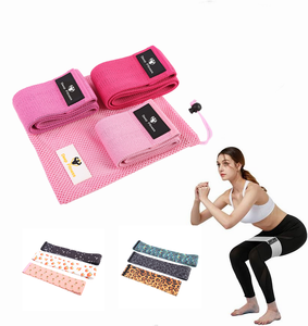 Widerstand Stoff Stoff Booty Bänder für Übung Ausarbeiten von dicken Beinen Hüfte Gesäß Gesäß enthält <span class=keywords><strong>2</strong></span> Sprungseilset - Product Image 4