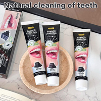 Dentifrice blanchissant au charbon de bambou Capios 110g en gros – Haleine fraîche, élimine les taches de fumée, dentifrice naturel