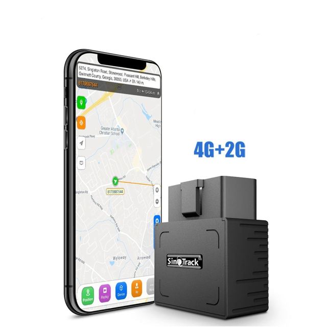 SinoTrack Small Size Hidden Install Easy to Use ST-902LA OBDii 4G GPS Tracker With Free Web Software System APP