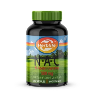 Cápsulas de N-Acetilcisteína Orgánica de Venta Caliente OEM/ODM para Adultos, Apoyo Energético, 60 Cápsulas - Product Image 1