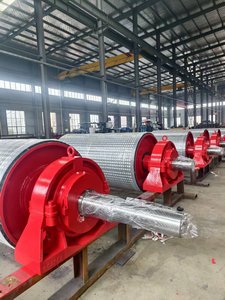 Ròng rọc truyền động bền XAN, trống thép gốm cao su cho hệ thống băng tải trong ngành khai thác mỏ và chế biến đá. - Product Image 2