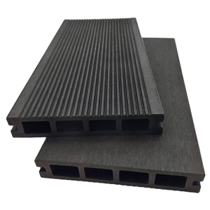 Ngoại thất <span class=keywords><strong>WPC</strong></span> boong nhà máy chất lượng cao Gỗ nhựa composite <span class=keywords><strong>decking</strong></span> Hollow hạt gỗ <span class=keywords><strong>WPC</strong></span> sàn ngoài trời - Product Image 1