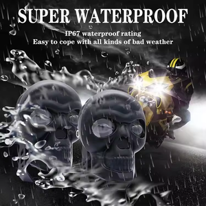 Fari LED Ausiliari per Moto, Luci Antinebbia a Forma di Teschio, Faretto per Fuoristrada, <span class=keywords><strong>Camion</strong></span>, ATV, UTV - Product Image 6