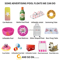 Porte-gobelet gonflable d'été, support de boisson flottant en forme d'animal pour piscine, idéal pour les fêtes aquatiques