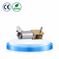 Moteur 12V CC avec réducteur à vis sans fin et encodeur à effet Hall, boîtier métallique en L à angle droit 380:1, pour actionneur linéaire, serrure intelligente, robot