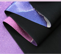 Tapis de yoga en suède microfibre pliable et écologique, personnalisé avec impression numérique