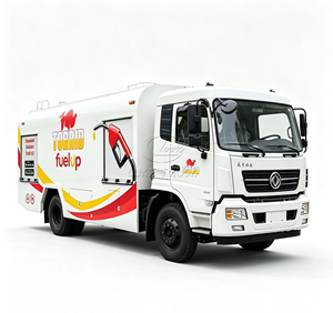 รถบรรทุกบริการเติมน้ำมันยอดนิยม ขนาด 10000L-18000L รถบรรทุกน้ำมันอัตโนมัติ รถบรรทุกน้ำมันแบบกำหนดเอง รถบรรทุกน้ำมันทรงสี่เหลี่ยม - Product Image 1