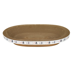 ที่ลับเล็บและที่นอนแมวแบบกลม ทำจากกระดาษลูกฟูก ทนทานสำหรับแมว - Product Image 2