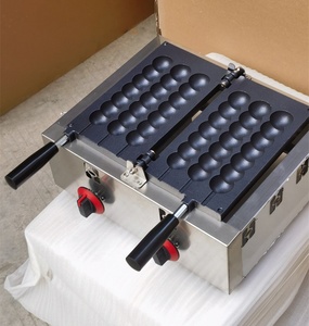 Gas xiên Waffle maker 7 quả bóng 3 dây thép không gỉ waffleballs làm cho máy thương mại hoặc hộ gia đình - Product Image 3