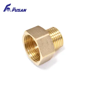 Bathroom accessories manual hex fast hose brass connector fittings coupling