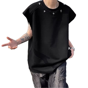 Chaleco Casual Holgado y Moderno para Hombre JAC22 YM282, Nuevo Diseño, Tejido de Poliéster/Algodón, 300 Gramos de Peso de Tela, Color Sólido - Product Image 1