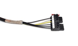 bibo M40 DIN Power Motor <b>Connector</b> Plug Cable Male/Female 6pin Brass PC Housing Orange 1000V Highly Flexible - Product Image 3