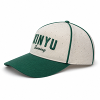 Casquette de baseball 5 panneaux brodée avec logo personnalisé, boucle réglable, en toile sergé, style vintage sportif, pour la course, unisexe, pour activités de plein air