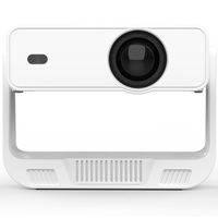 Proyector Portátil Android 14, Mini LED de Bolsillo, Cine en Casa, Corrección Trapezoidal Automática, Decodificación 720P 4K