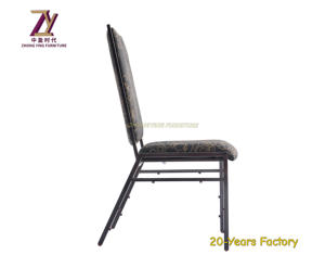 Vente en gros de chaises durables de style élégant chaise de conférence d'hôtel de restaurant en métal haut de gamme - Product Image 3