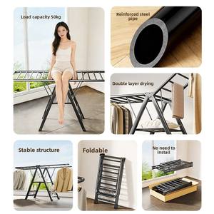 Stendibiancheria Pieghevole Multiuso Personalizzabile per Interni ed Esterni - Product Image 2