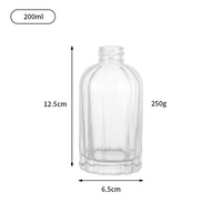 Bouteille vide en verre personnalisée avec couvercle noir doré pour mini-parfum, désodorisant de voiture, diffuseur à bâtonnets