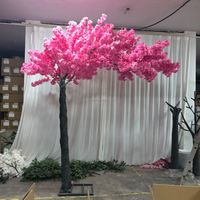 BL-FTL24 Hochwertiger, individuell anpassbarer dekorativer künstlicher Seiden-Blumenbogen, Sakura-Baum, Kirschblütenbaum, künstliche Hochzeitsbaum-Dekoration