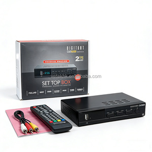 Full <b>HD</b> 1080P DVB-T2 Set Top Decoder Dual Core CPU USB Support WiFi 802.11n 2.4GHz Ethernet 10/100Mbps CE Certified Metal Box - Product Image 2