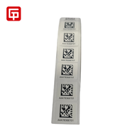 Rollo de pegatinas de código de barras QR autoadhesivo personalizado de fábrica impermeable impreso Número de serie número variable de seguridad aleatorio