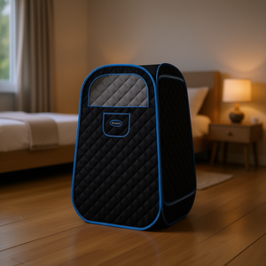 Générateur de sauna vapeur portable pliable 1000W, réservoir de 2,2L, spa personnel de relaxation, installation facile, certifié FCC - Product Image 2