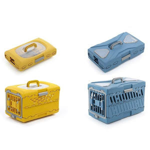 Cage de transport pliable pour animaux de compagnie, chenil de voyage portable pour chien, caisse pliable pour chat pour chien à ventilation à 360 degrés - Product Image 4