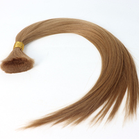 Extensions de cheveux humains vierges chinois Remy, double trame, haute qualité, en vrac pour tissage
