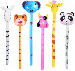 Лидер продаж, Надувные палочки в виде животных из джунглей для вечеринки в честь Дня рождения, сувениры, украшения для вечеринки в стиле сафари