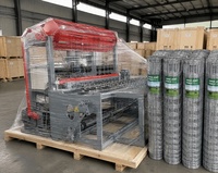 Machine automatique de fabrication de clôtures en treillis métallique à nœuds fixes pour clôtures d'animaux, machine à clôtures à charnières