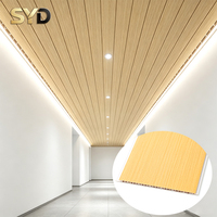 Plaques de plafond en PVC ignifuges à encastrer avec grille de plafond pour chambre d'hôtel, salle de bain et salon - Design moderne